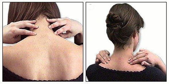 Massagem sobrevônica para osteocondrose do pescoço